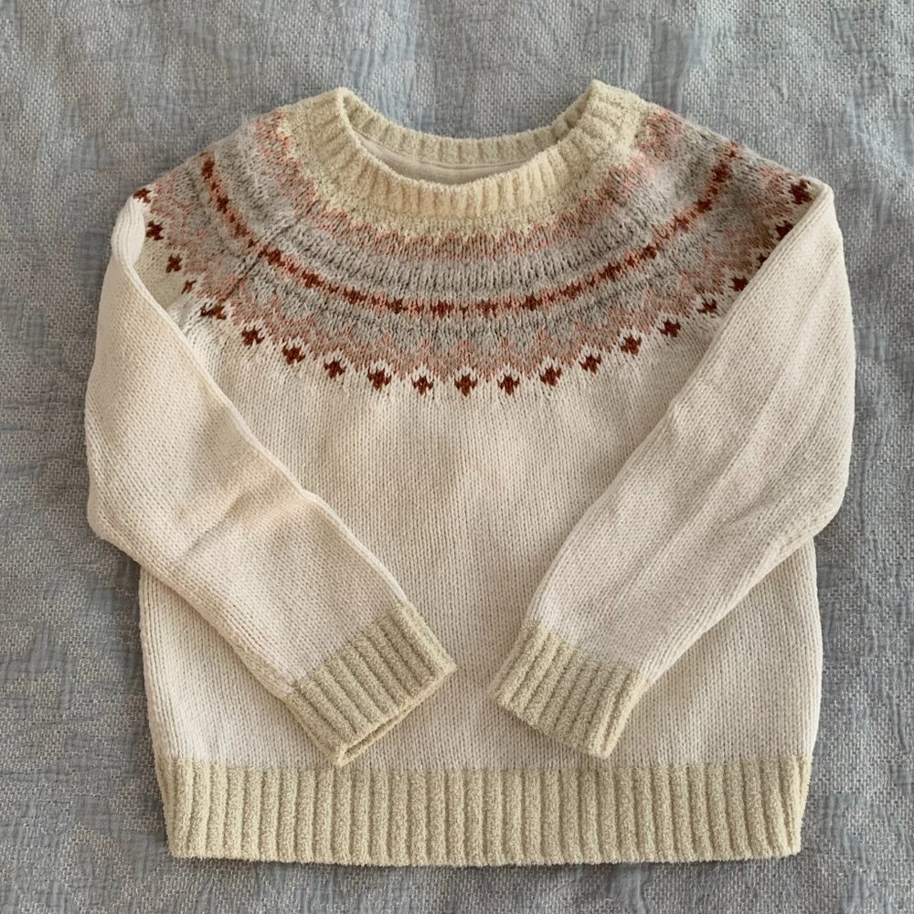 Baby GAP Toddler Girls Crewneck Fair Isle